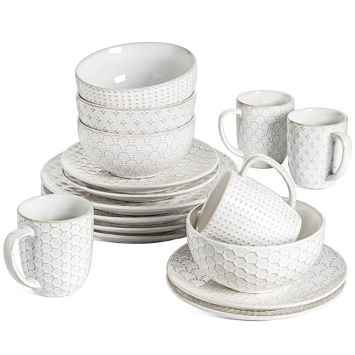 Ceramic Dishes Set for 4