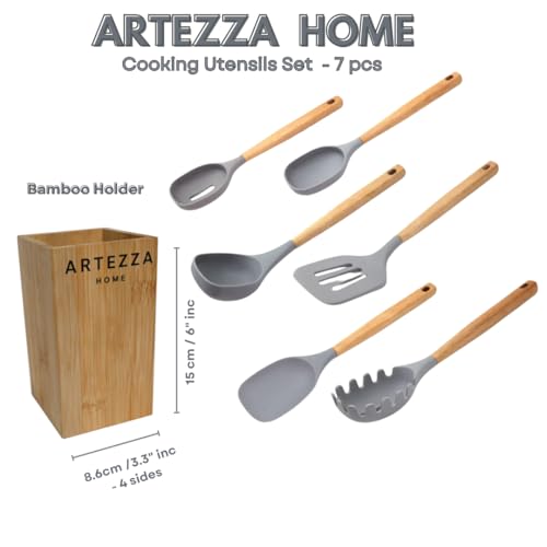 Premium Silicone Kitchen Utensil Set (7 Count)