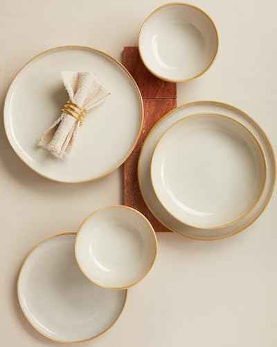 Plates and Bowls Sets for Family of 6