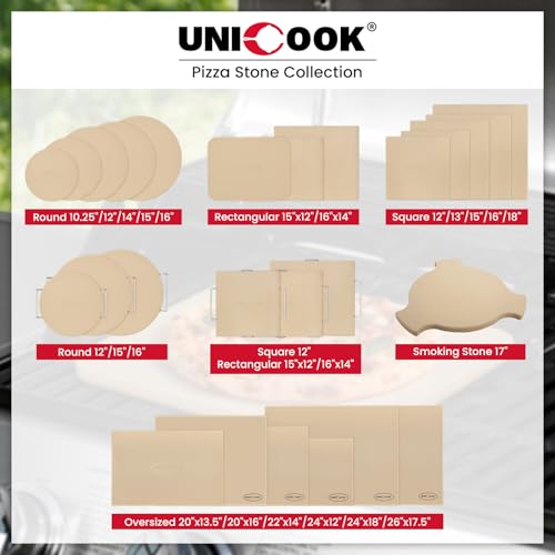 20 x 16 Inch Extra Large Pizza Stone for Oven and Grill