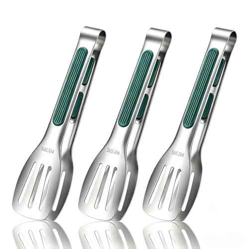 Stainless Steel Kitchen Tong Set (3 Count)