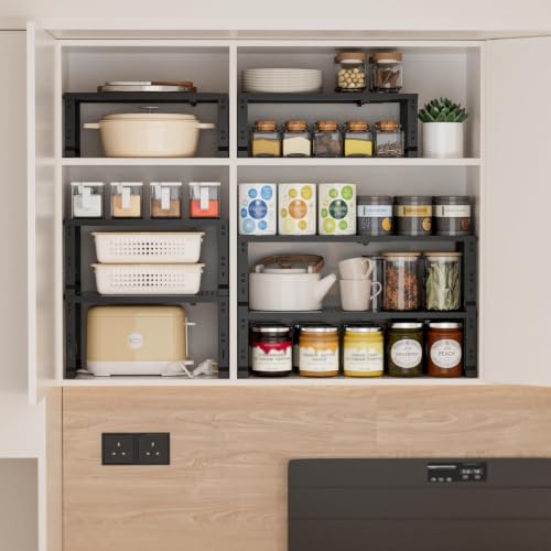 Heavy Duty Adjustable Metal Shelf Organizer (3 Count)