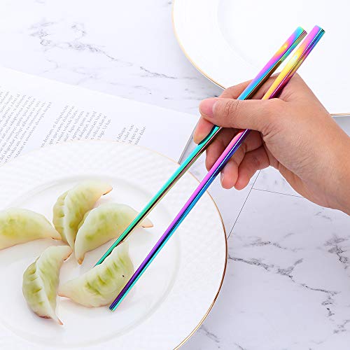 Rainbow Stainless Steel Chopsticks