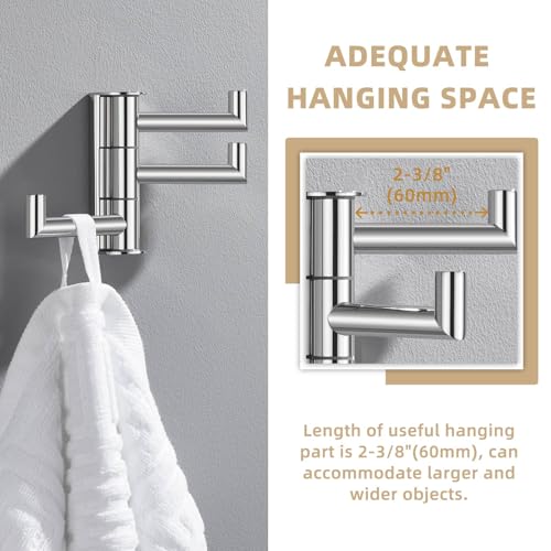 Bathroom Towel Hook Polished Chrome