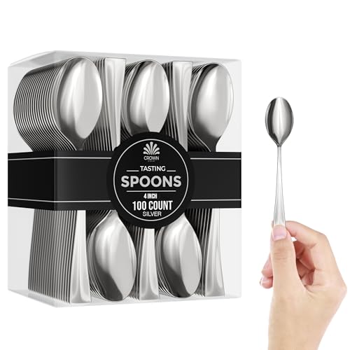 Mini Dessert Spoons (100 Count)
