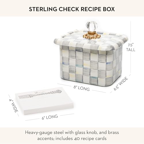 Enamel Recipe Box