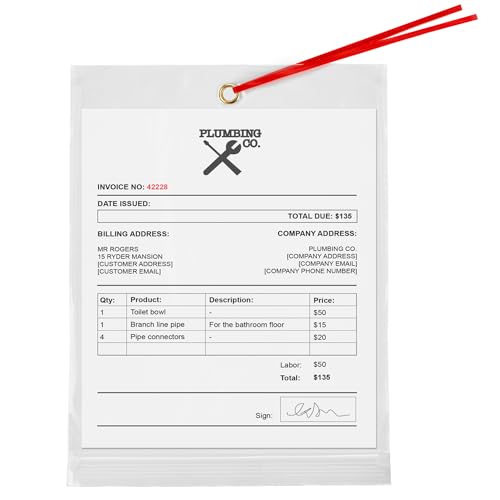 GPI 10" x 13" Reclosable Zip Bags with Bottom Hang (1000 Count)