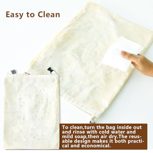 Beeswax Bread Bags for Homemade bread (2 Count)