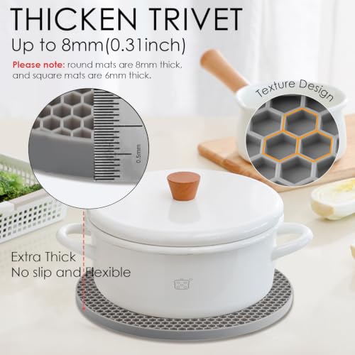 Silicone Trivet Mats (4 Count)