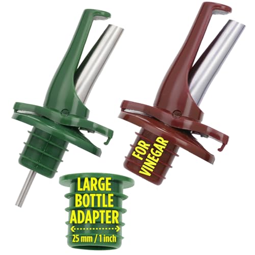 Airtight Oil and Vinegar Dispenser Spouts