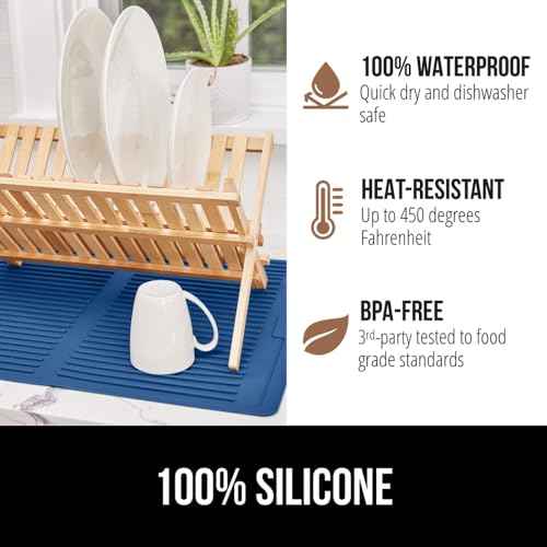 Patented BPA Free Silicone Dish Drying Mat