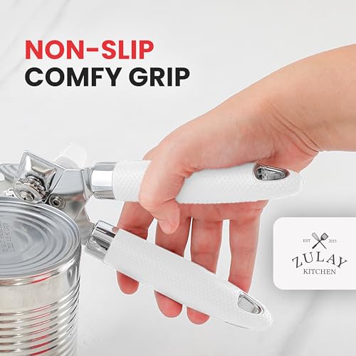 Heavy Duty Stainless Steel Can Opener Manual with Large Bottle Opener