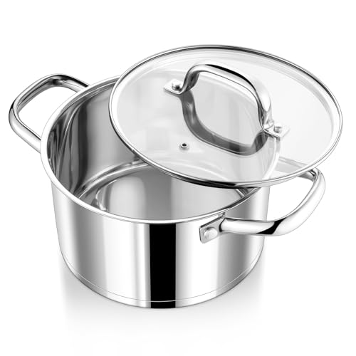 4 Quarts Stock Pot with Lid