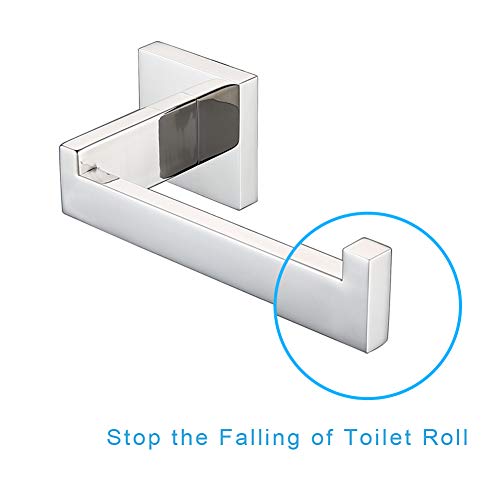 Polished Chrome Toilet Paper Holder SUS304 Stainless Steel