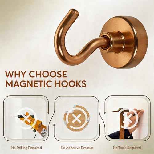 Magnetic Hooks (15 Count)