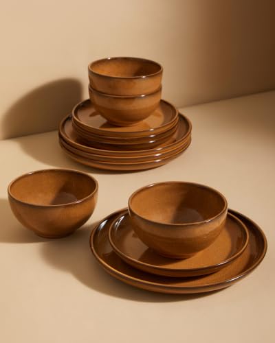 Stoneware Dinnerware Sets for 4