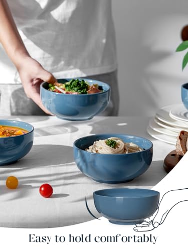 22 OZ Ceramic Soup Bowls & Cereal Bowls (4 Count)