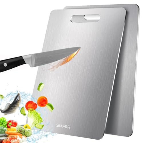 2 Pack Titanium Cutting Board (2 Count)