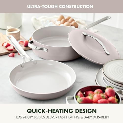 Nova 10” Frying Pan Skillet and 4.37QT Sauté Pan with Lid
