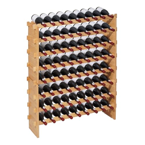 72 Bottle Stackable Modular Wine Rack