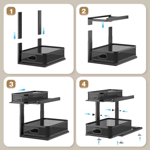 2 Pack Under Sink Organizer With Next (2 Count)