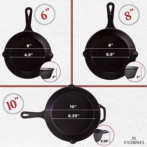 Cast Iron Skillets Set