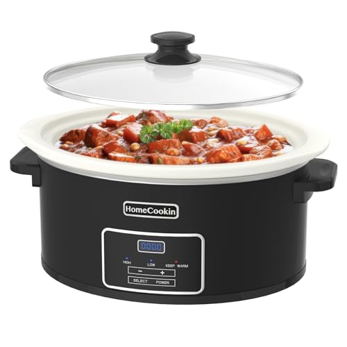 7 Quart Programmable Slow Cooker with Timer Keep Warm
