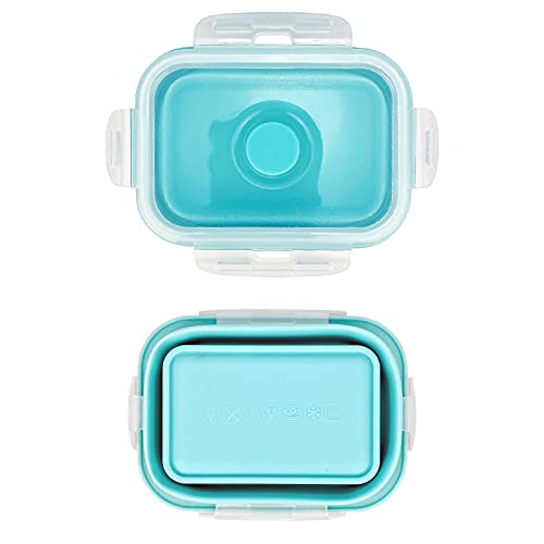 3piece Collapsible Food Storage Containers with Lids (3 Count)