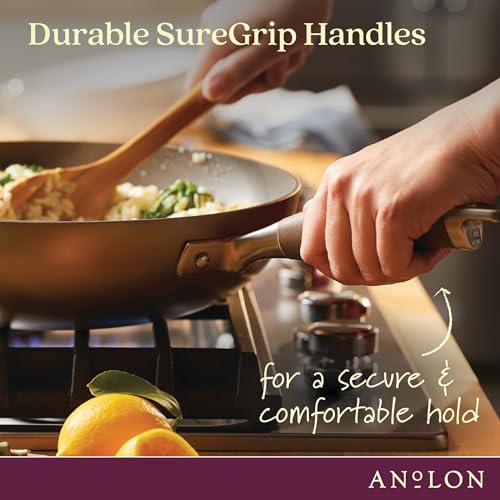 Advanced Home Nonstick Deep Frying Pan with Lid