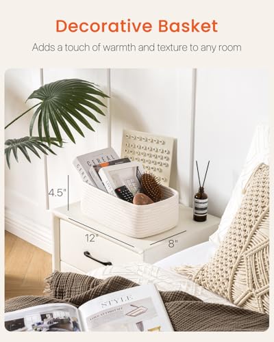 Small Woven Storage Basket for Organizing (3 Count)