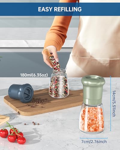 Manual Salt and Pepper Grinder Set For Professional Chef