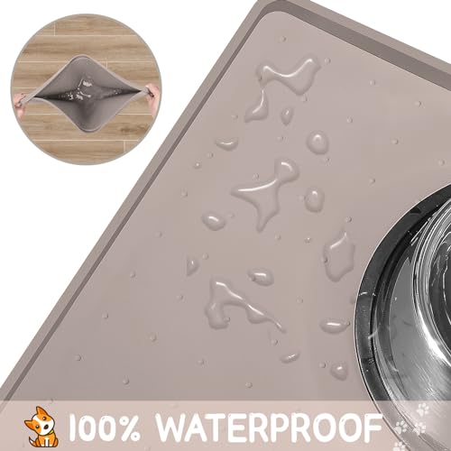 Silicone Cat & Dog Food Mat for Floors Waterproof