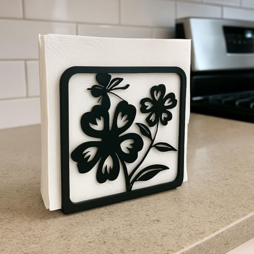 Black Cat Napkin Holder for Table