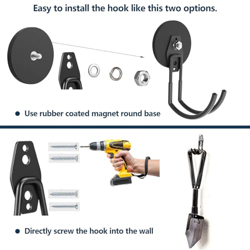 Heavy Duty Large Magnetic Hooks (2 Count)