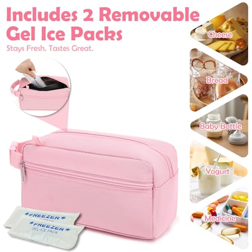 Freezable Snack Bag with Removable Ice Packs