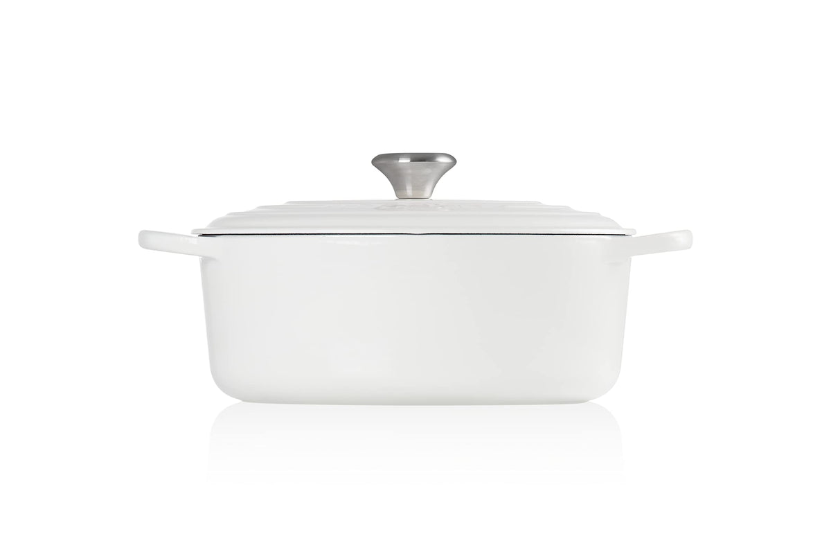 Enameled Cast Iron Oval Dutch Oven
