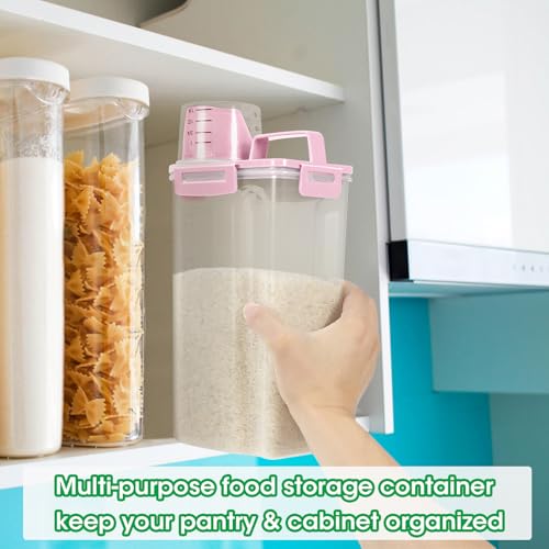 Rice Container 2 Pack 5 Lbs Cereal Container Storage (2 Count)