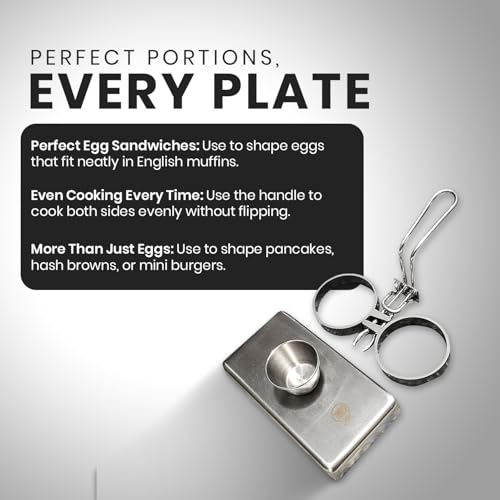 Stainless Steel Egg Rings (2 Count)