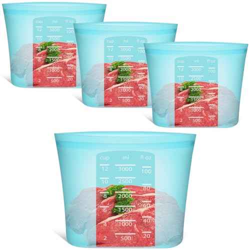 Reusable Food Storage Bags Extra Large (4 Count)