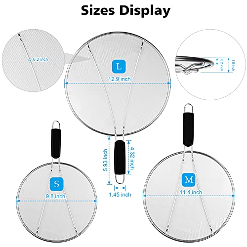 Splatter Screen for Frying Pan