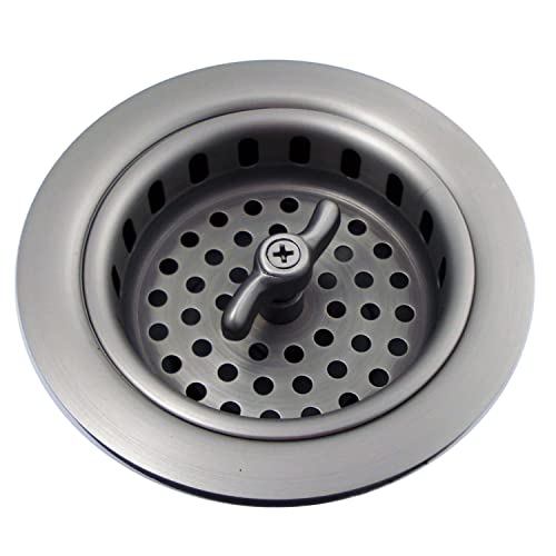 3.5" Sink Drain Assembly with Twist Lock Basket Strainer