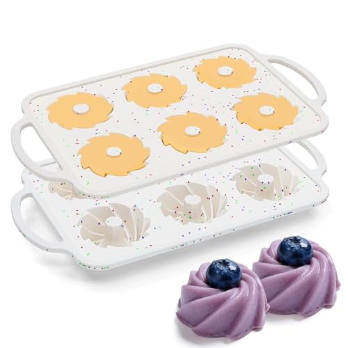 Mini Swirl Cake Pan with Metal Reinforced Frame (2 Count)