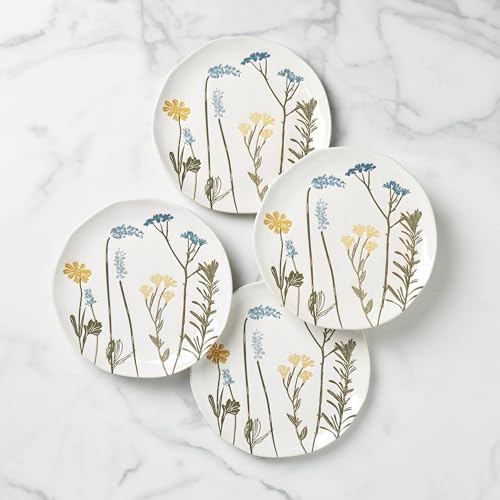 896608 Wildflowers Accent Plates (4 Count)