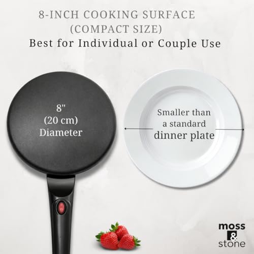 Black Electric Crepe Maker