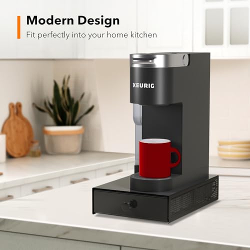 K Cup Organization Storage Drawer Maker K Cup Holder Coffee Pod Organizer Stand Tray Counter Rack Countertop Maker Stand Capsules Compatible with Keurig Accessories Holds 24 Pods