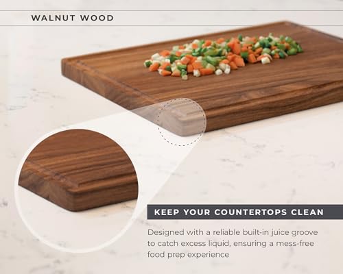 Large Walnut Wood Cutting Board