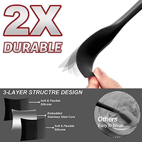 4 Piece Silicone Spatula Set (4 Count)