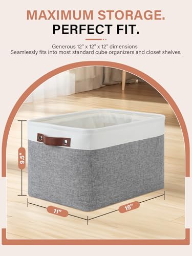 Storage Baskets for Organizing (3 Count)