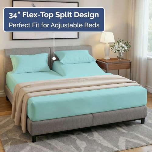 Flex Top Split Head King 4 Piece Sheet Set (4 Piece Set)