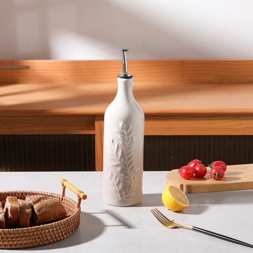Sweejar Large Olive Oil Dispenser Bottle with Spout
